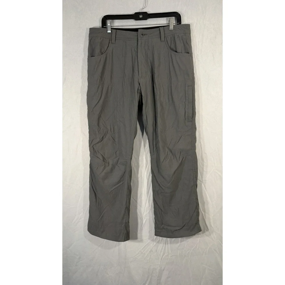 Eddie‎ Bauer Pants Mens Fleece Lined Relaxed Fit Hiking Outdoor Pants Fits 34x28